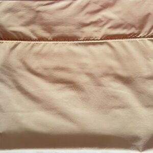 RALPH LAUREN Pillowcase Standard 100% Cotton Beige Tan Self Welted Traditional